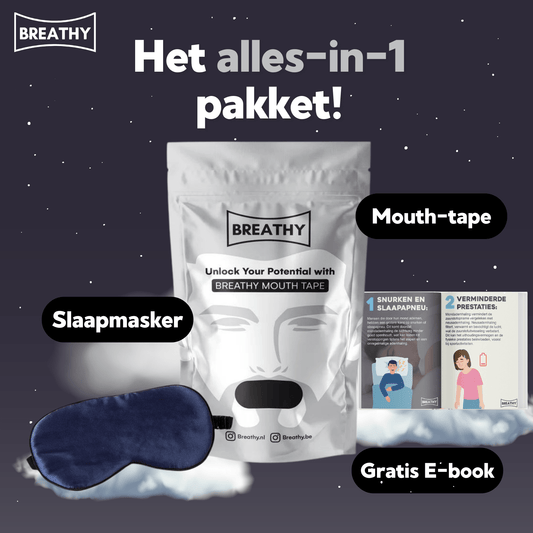 Breathy Mondtape Pakket - 30 Stuks - Breathy